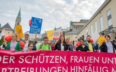 Klare Forderung beim Marsch fürs Leben Salzburg: Abtreibungen raus aus dem Landeskrankenhaus