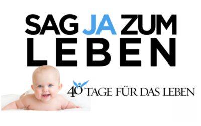 Pressemeldung: Das Recht, öffentlich zu beten: Jugend für das Leben startete am Aschermittwoch zum 10. Mal Gebetskampagne für ein Ende der Abtreibung